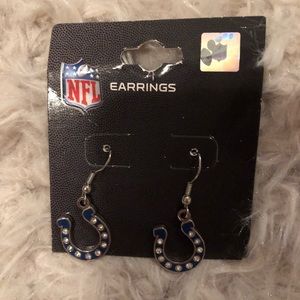 Indianapolis Colts Horseshoe Dangle Earrings